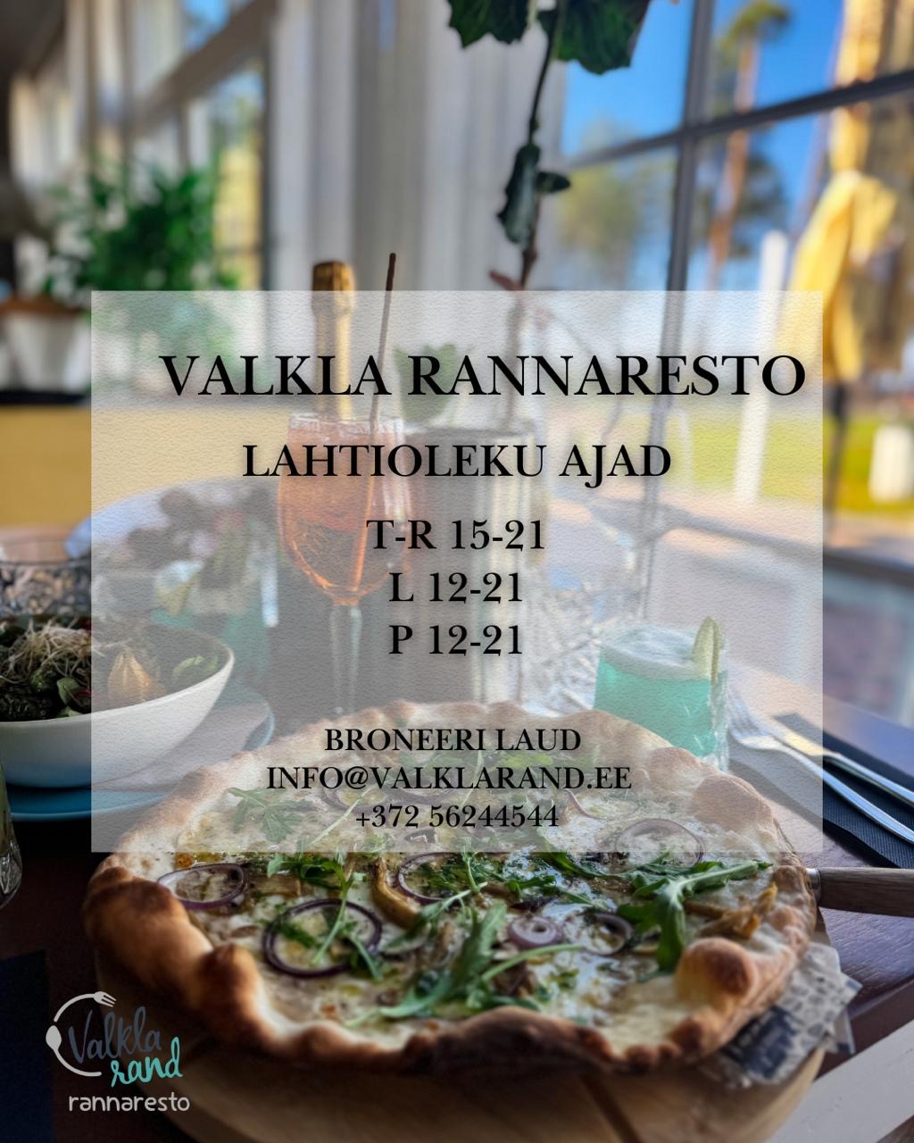 ☀️ Meie oleme suve hooajaks valmis ja Valkla Rannaresto on nüüd avatud juba TEISIPÄEVAST! Tule naudi mereäärset puhkust, värskendavaid jooke ja maitsvaid toite 