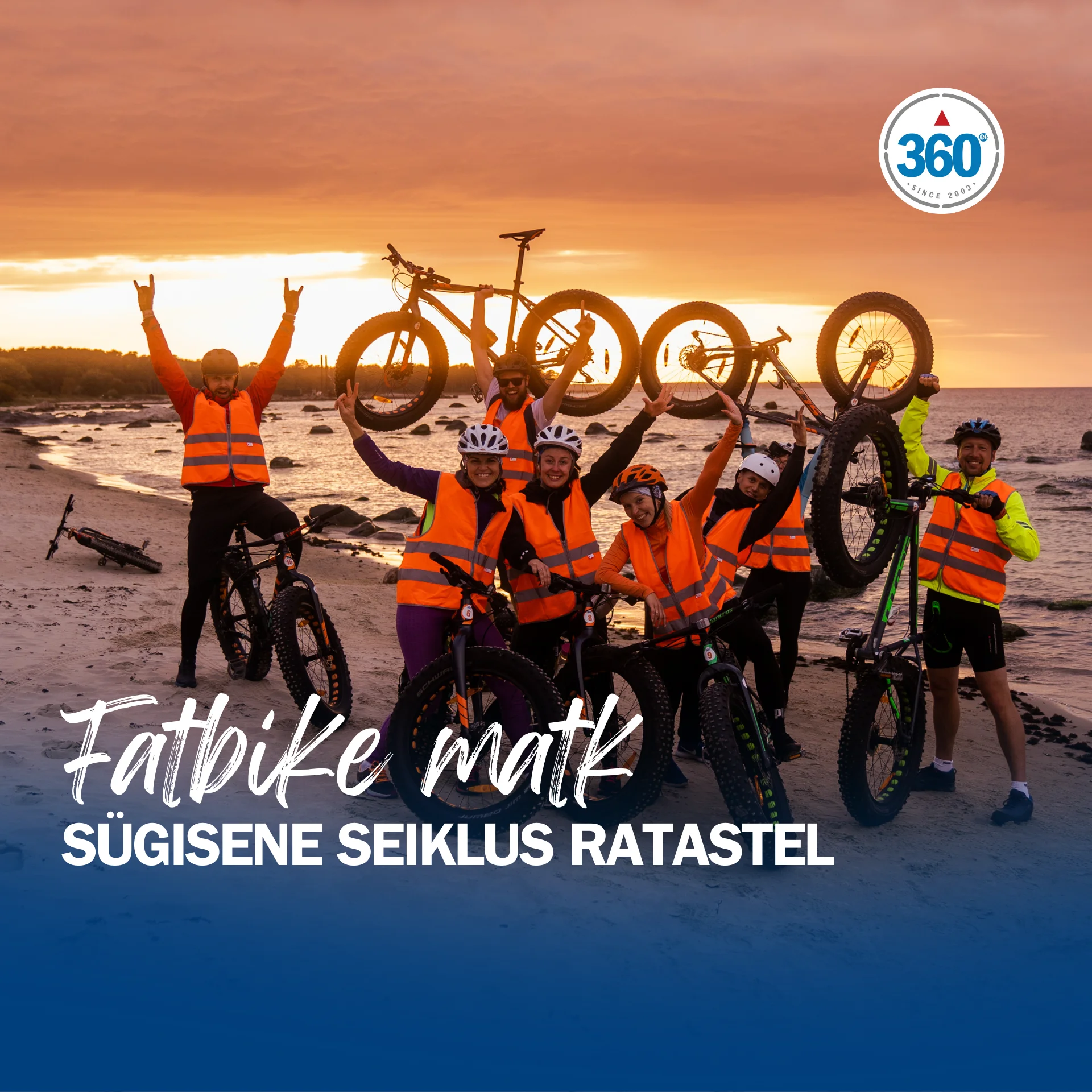 Fatbike mere ääres